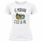 T-shirt de Sport Femme Le Morvan c’est la vie