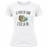 T-shirt de Sport Femme Le Pays de Caux c’est la vie