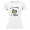 T-shirt de Sport Femme Les Alpes-Maritimes c’est la vie