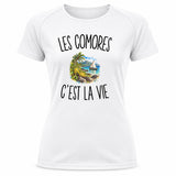 T-shirt de Sport Femme Les Comores c’est la vie