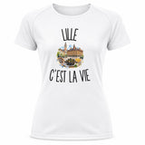 T-shirt de Sport Femme Lille c’est la vie