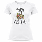 T-shirt de Sport Femme Limoges c’est la vie