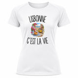 T-shirt de Sport Femme Lisbonne c’est la vie