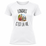 T-shirt de Sport Femme Londres c’est la vie