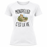 T-shirt de Sport Femme Montpellier c’est la vie