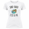 T-shirt de Sport Femme Saint-Barth c’est la vie