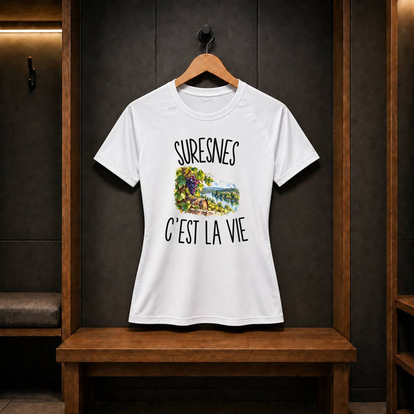 T-shirt de Sport Femme Suresnes c’est la vie