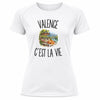 T-shirt de Sport Femme Valence c’est la vie