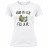 T-shirt de Sport Femme Vaulx-en-Velin c’est la vie