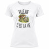 T-shirt de Sport Femme Villejuif c’est la vie
