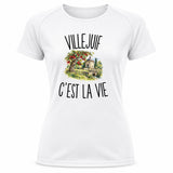 T-shirt de Sport Femme Villejuif c’est la vie