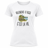 T-shirt de Sport Femme Villeneuve-d’Ascq c’est la vie