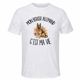 T-shirt de Sport Homme Mon Berger Allemand c'est ma vie
