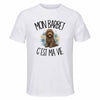 T-shirt de Sport Homme Mon Barbet c'est ma vie