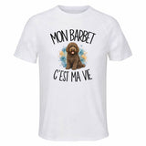 T-shirt de Sport Homme Mon Barbet c'est ma vie
