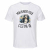 T-shirt de Sport Homme Mon Bearded Collie c'est ma vie