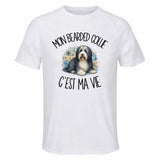 T-shirt de Sport Homme Mon Bearded Collie c'est ma vie