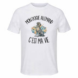 T-shirt de Sport Homme Mon Dogue Allemand c'est ma vie