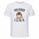 T-shirt de Sport Homme Mon Pékinois c'est ma vie