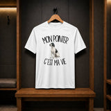 T-shirt de Sport Homme Mon Pointer c'est ma vie