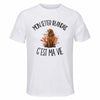 T-shirt de Sport Homme Mon Setter Irlandais c'est ma vie