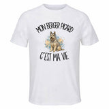 T-shirt de Sport Homme Mon Berger Picard c'est ma vie