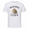T-shirt de Sport Homme Mon Chat Européen c'est ma vie