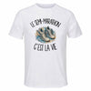 T-shirt de Sport Homme Le semi-marathon c'est la vie