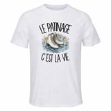 T-shirt de Sport Homme Le patinage c'est la vie