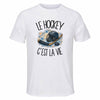 T-shirt de Sport Homme Le hockey c'est la vie