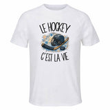 T-shirt de Sport Homme Le hockey c'est la vie