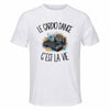 T-shirt de Sport Homme Le cardio dance c'est la vie