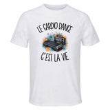T-shirt de Sport Homme Le cardio dance c'est la vie