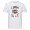 T-shirt de Sport Homme Le baseball c'est la vie