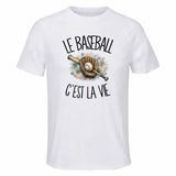 T-shirt de Sport Homme Le baseball c'est la vie