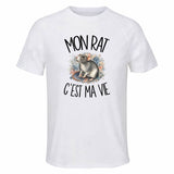 T-shirt de Sport Homme Mon rat c'est ma vie