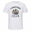 T-shirt de Sport Homme La chanson française c'est la vie