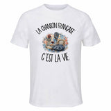 T-shirt de Sport Homme La chanson française c'est la vie