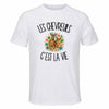 T-shirt de Sport Homme Les chevreuils c'est la vie