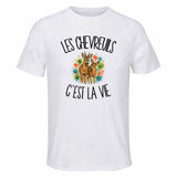 T-shirt de Sport Homme Les chevreuils c'est la vie