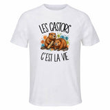 T-shirt de Sport Homme Les castors c'est la vie