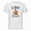 T-shirt de Sport Homme Les girafes c'est la vie