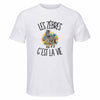 T-shirt de Sport Homme Les zèbres c'est la vie