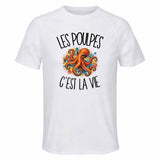 T-shirt de Sport Homme Les poulpes c'est la vie