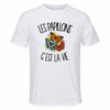 T-shirt de Sport Homme Les papillons c'est la vie