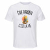T-shirt de Sport Homme Être parisien c'est la vie