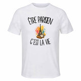 T-shirt de Sport Homme Être parisien c'est la vie