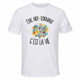 T-shirt de Sport Homme Être aide-soignant c'est la vie
