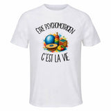 T-shirt de Sport Homme Être psychomotricien c'est la vie