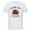 T-shirt de Sport Homme Être maître d'école c'est la vie